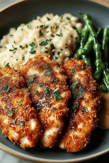 Crispy Parmesan Crusted Chicken