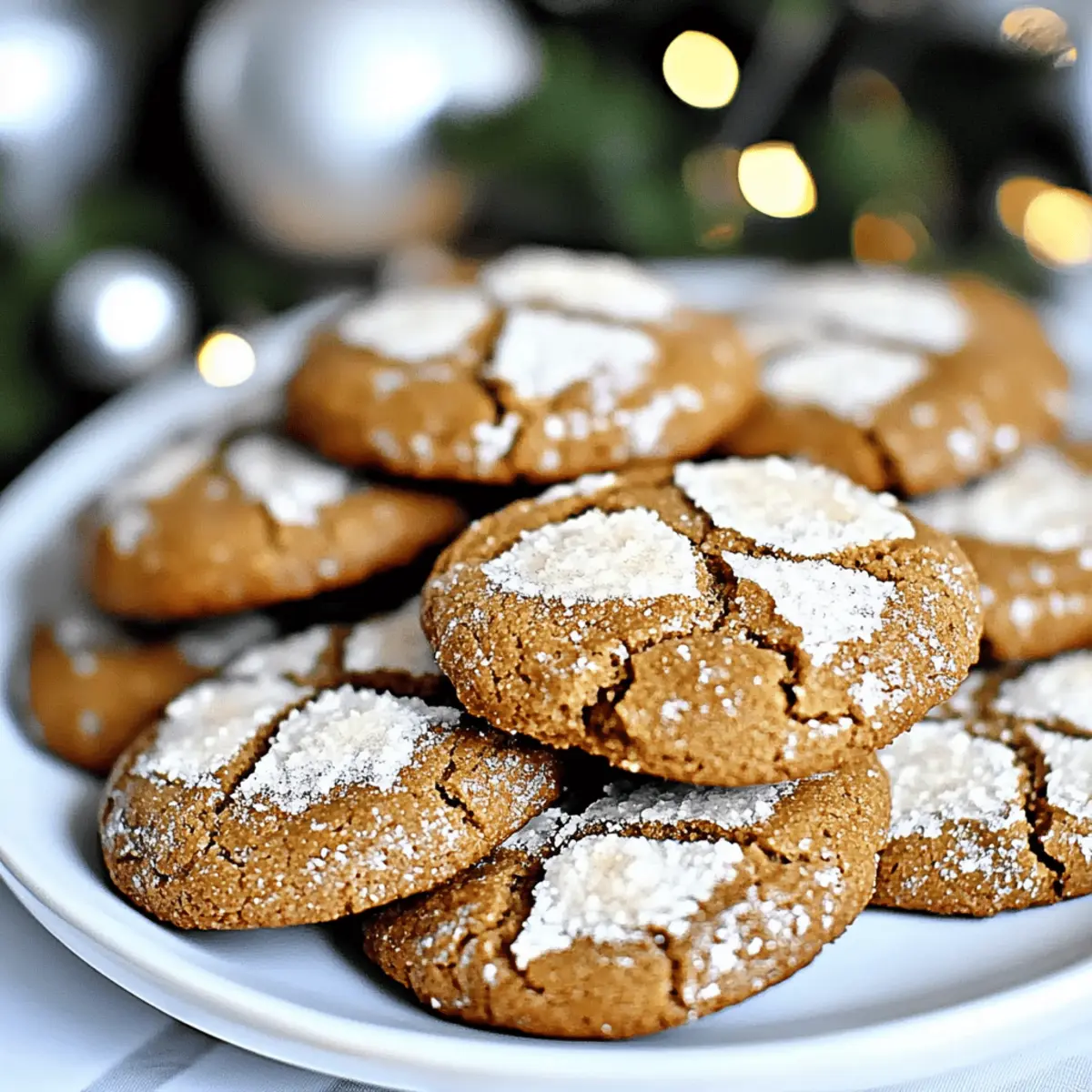 Irresistibly Soft Gingerbread Crinkle Cookies for Cozy Days 4 Gingerbread Crinkle Cookies