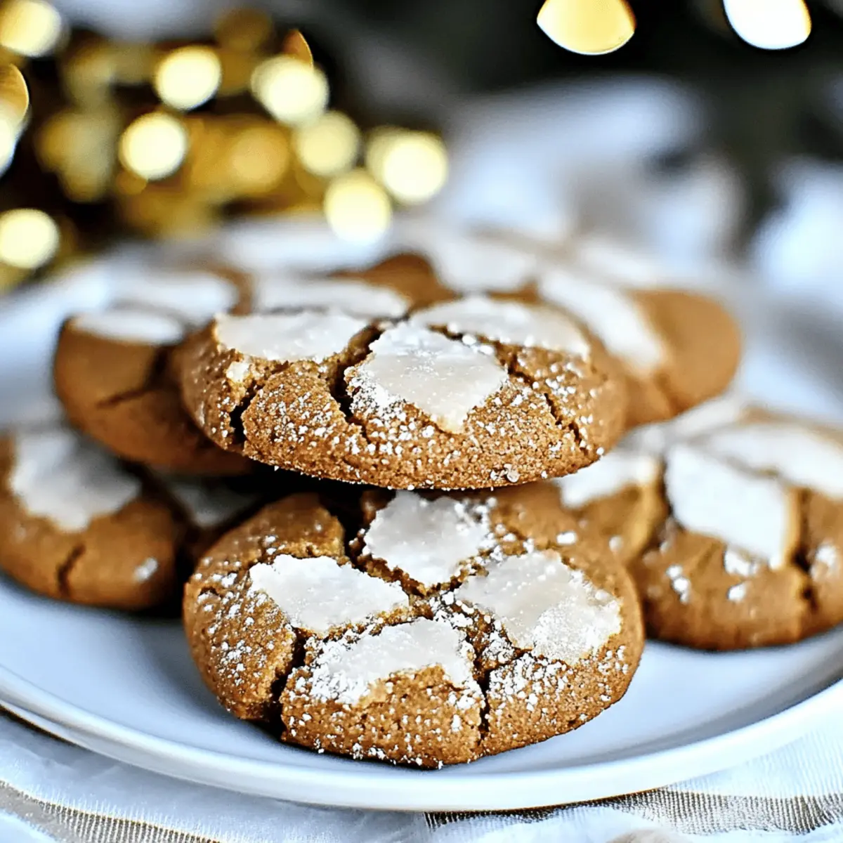 Irresistibly Soft Gingerbread Crinkle Cookies for Cozy Days 2 Gingerbread Crinkle Cookies fuuwdc