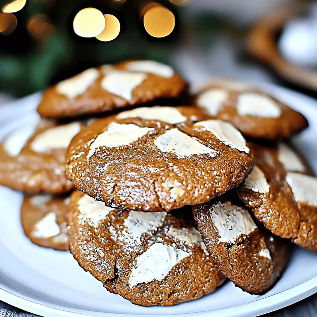 Delicious Gingerbread Crinkle Cookies for Cozy Celebrations 3 Gingerbread Crinkle Cookies nr9ghn