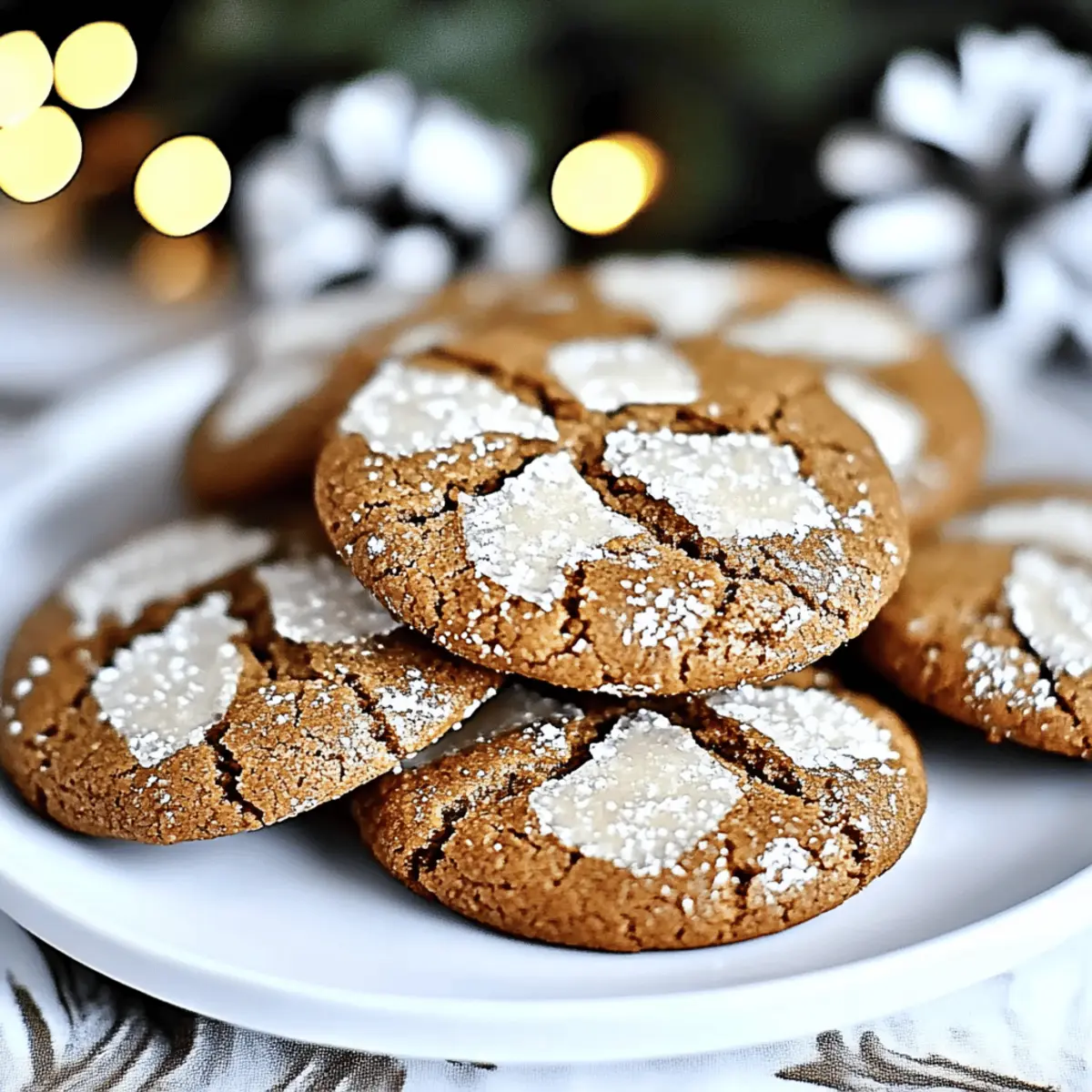 Irresistibly Soft Gingerbread Crinkle Cookies for Cozy Days 3 Gingerbread Crinkle Cookies o1zhn2