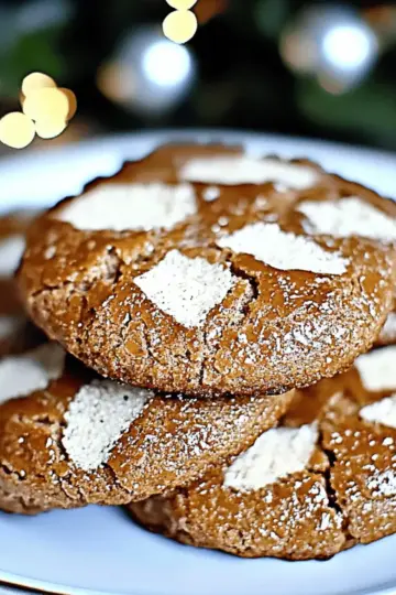 Irresistibly Chewy Gingerbread Crinkle Cookies Delight 8 Gingerbread Crinkle Cookies