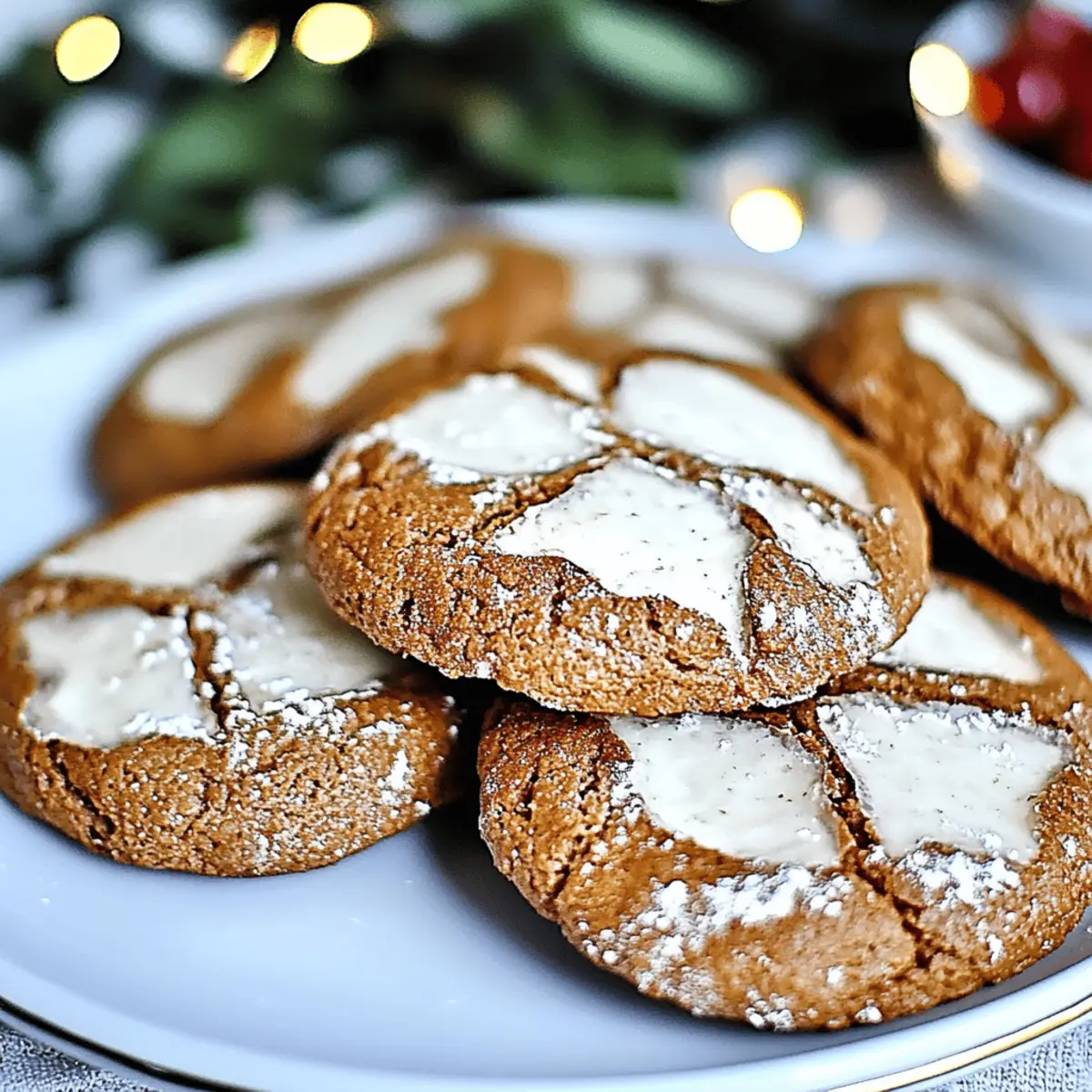 Delicious Gingerbread Crinkle Cookies for Cozy Celebrations 1 Gingerbread Crinkle Cookies syfti3
