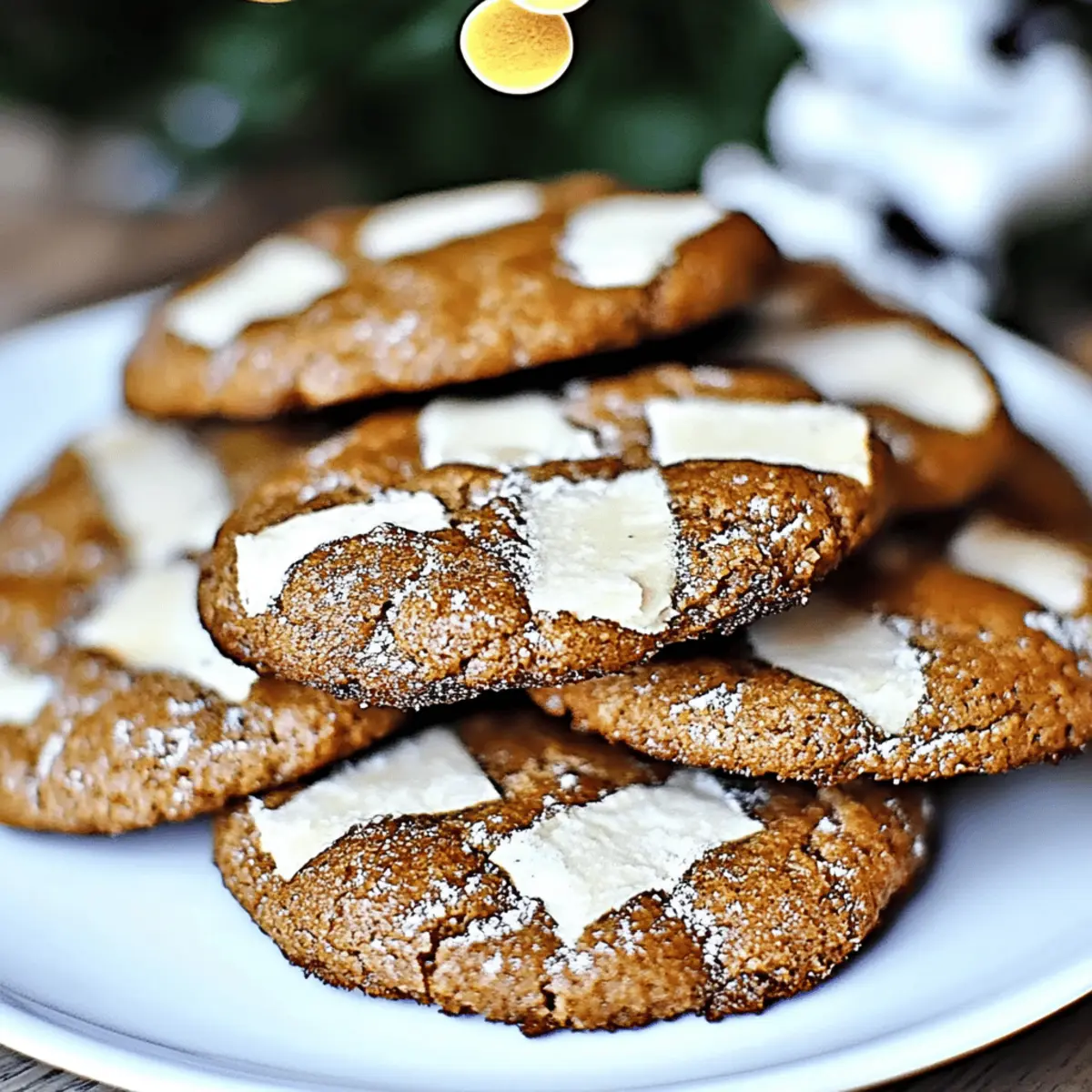Irresistibly Chewy Gingerbread Crinkle Cookies Delight 1 Gingerbread Crinkle Cookies tauevy