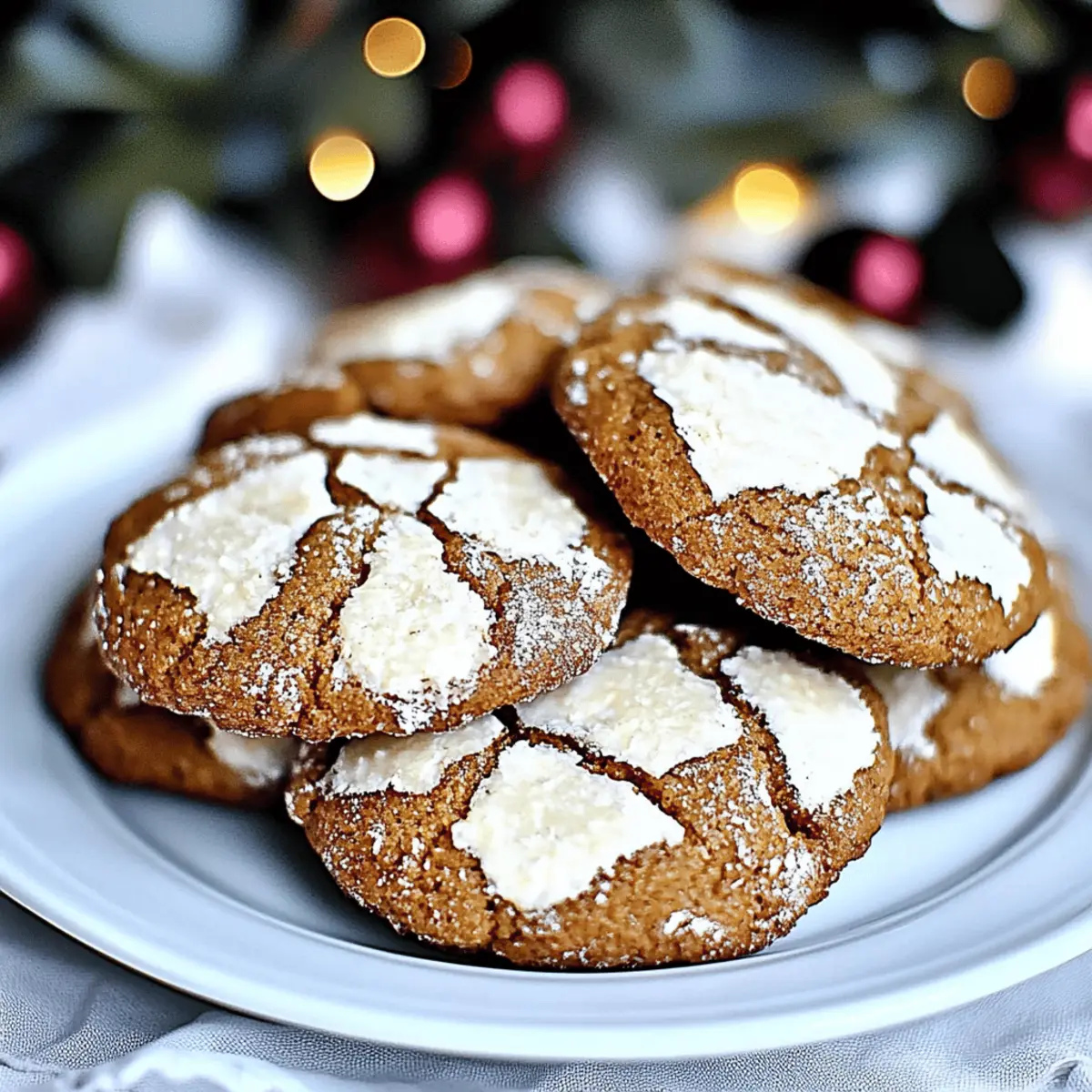 Delicious Gingerbread Crinkle Cookies for Cozy Celebrations 2 Gingerbread Crinkle Cookies tedyfy