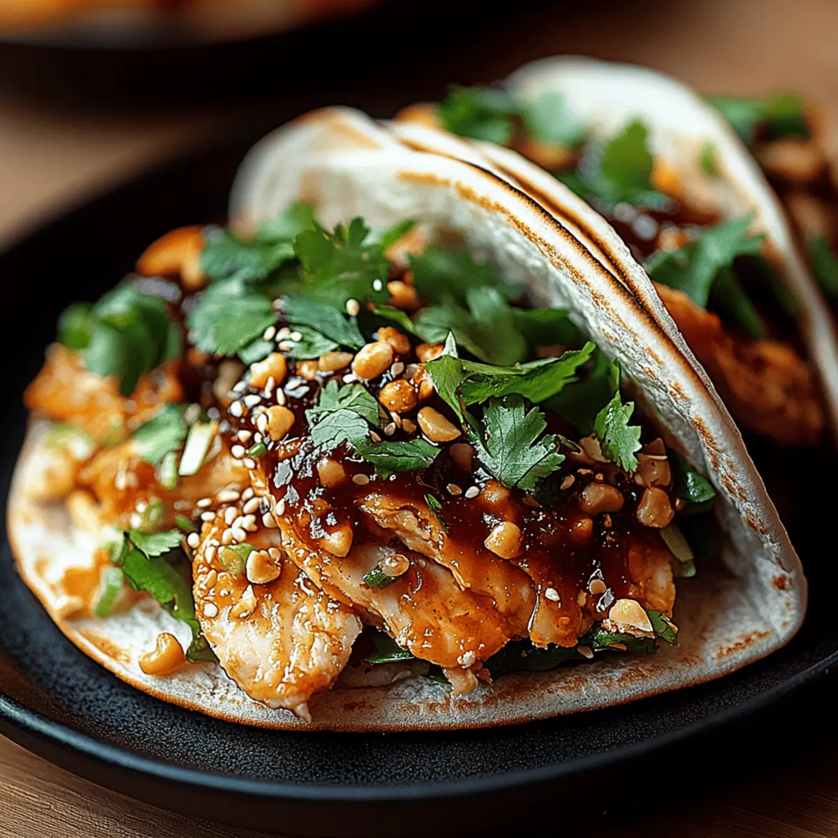 Delicious Korean Chicken Tacos for an Easy Taco Night! 4 Korean Chicken Tacos