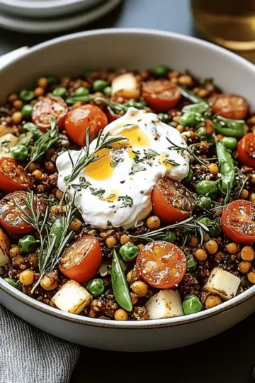 Mediterranean Lentil Salad with Fresh Herbs and Tangy Dressing u1nzkz