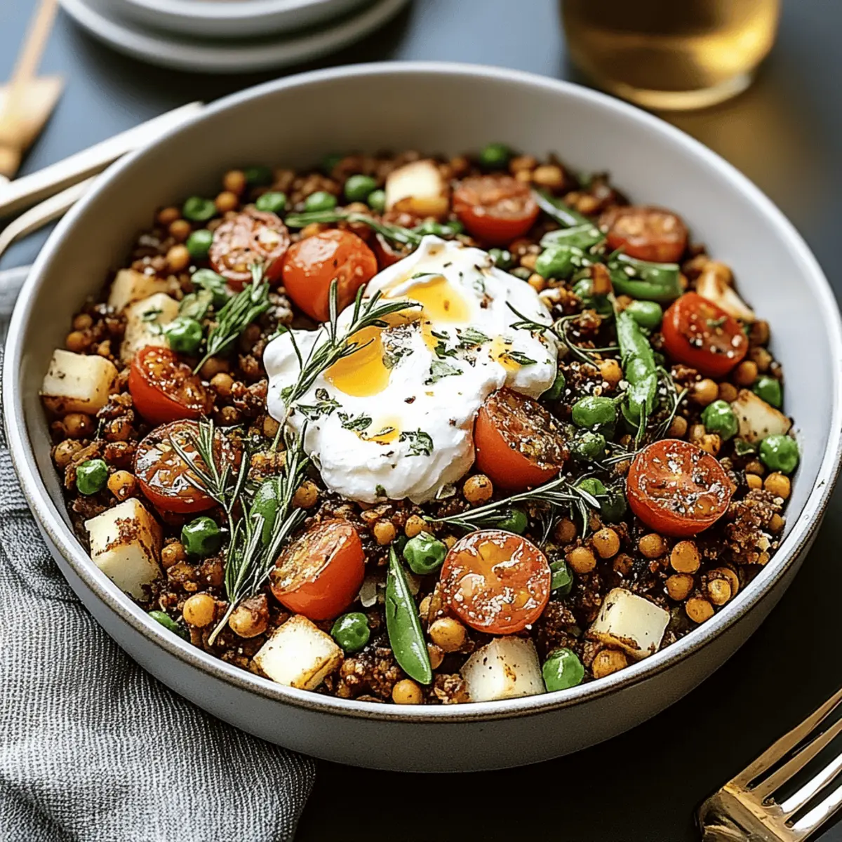 Delicious Mediterranean Lentil Salad with Fresh Herbs and Tangy Dressing 4 Mediterranean Lentil Salad with Fresh Herbs and Tangy Dressing