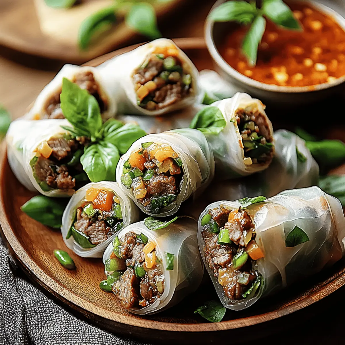 Savory Thai Basil Beef Rolls You’ll Want to Make Tonight 1 Thai Basil Beef Rolls wcmm1r