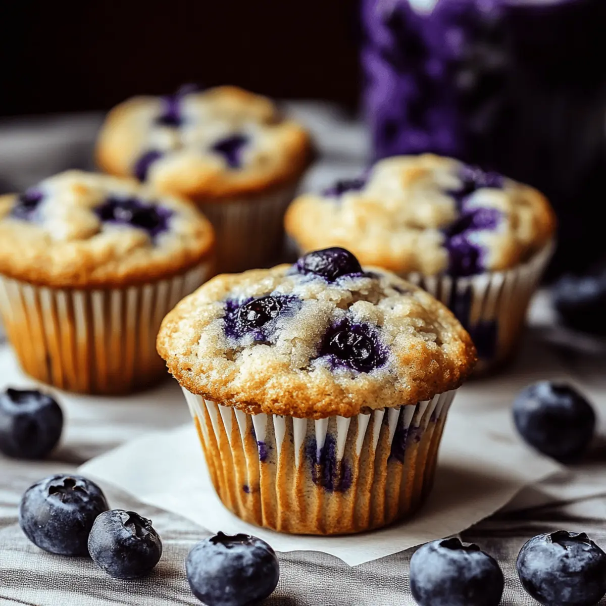 Delicious Greek Yogurt Blueberry Muffins Low Sugar Healthy 3