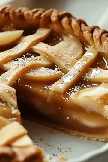 Indulgent Toffee Crumble Apple Pie with Sweet Caramel Topping 8 Toffee Crumble Apple Pie with Sweet Caramel and Crunchy Topping