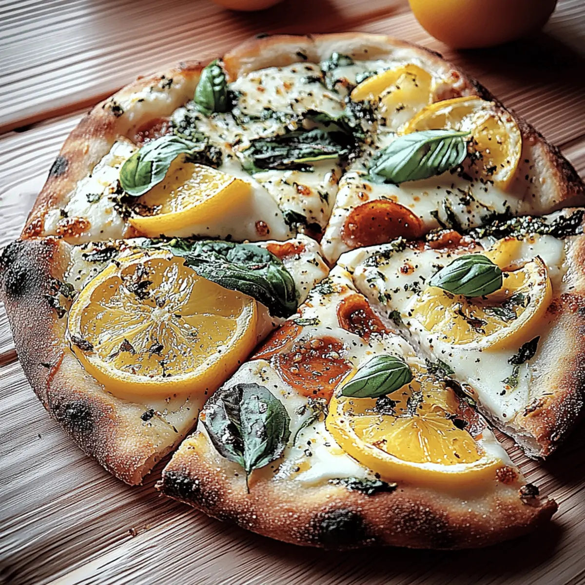 Indulgent 3 Cheese Lemon Basil Pizza for Pizza Lovers 2