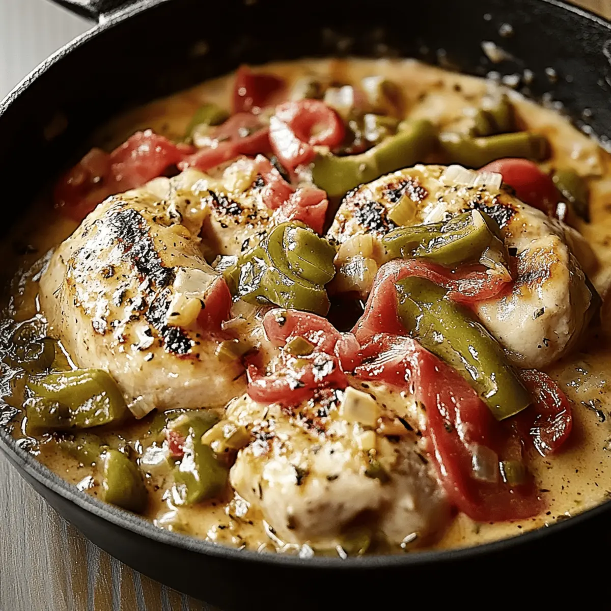 Indulgent Creamy Pepperoncini Chicken Skillet You’ll Love 4 Creamy Pepperoncini Chicken Skillet