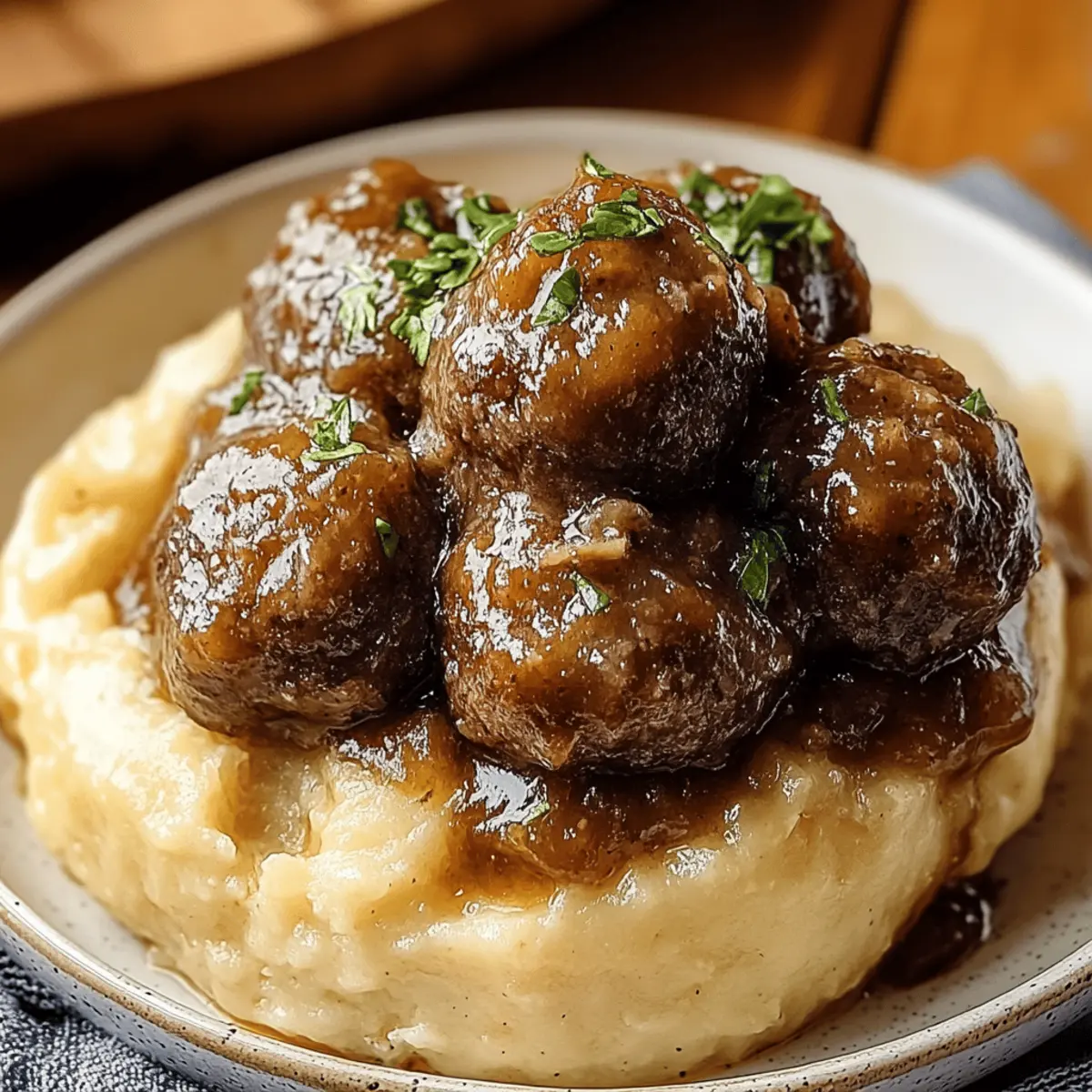 Indulgent French Onion Meatballs with Caramelized Onions and Cheese 3