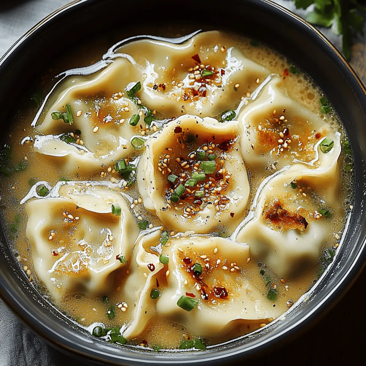 Cozy Potsticker Soup With Creamy Broth That's Simply Delicious 4 Potsticker Soup with Creamy Broth