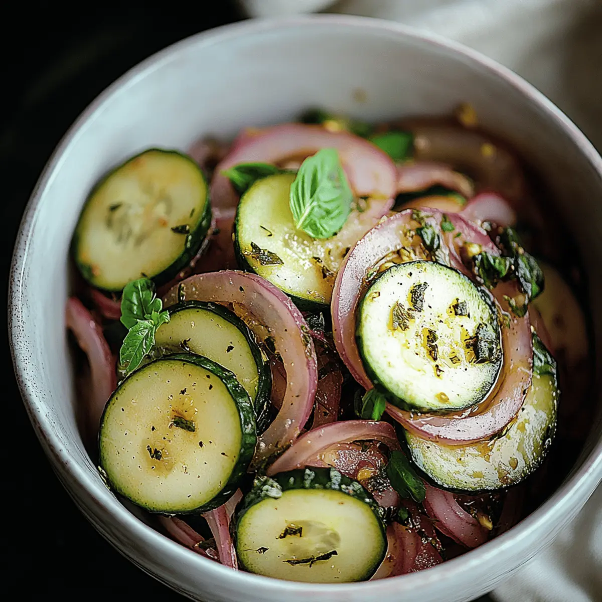 Delicious Garlic-Marinated Zucchini for a Flavorful Twist 4 Garlic-Marinated Zucchini