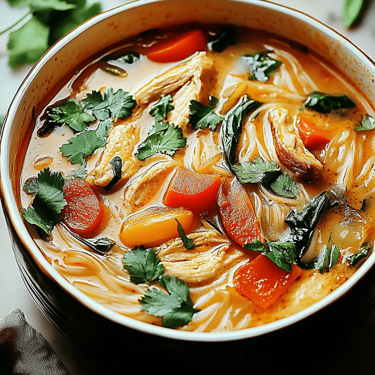 Irresistible Thai Chicken Curry Soup Your New Cozy Favorite 4 Thai Chicken Curry Soup