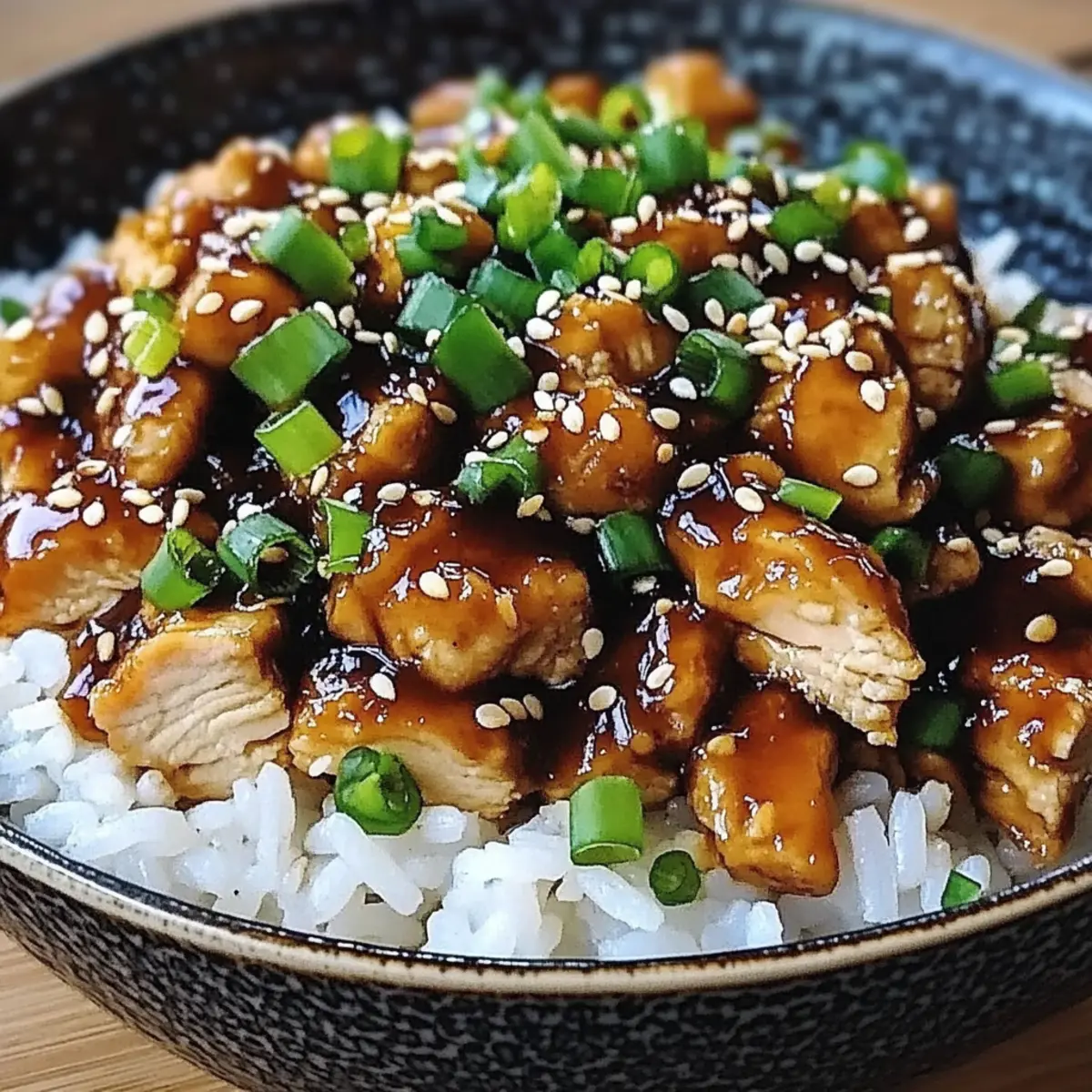 Sticky Chicken Rice Bowls