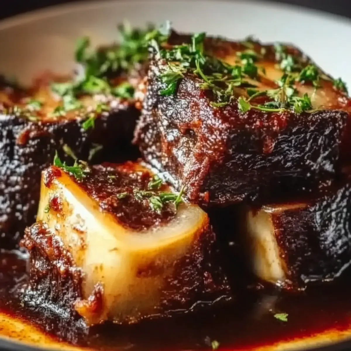 Balsamic Bourbon Short Ribs