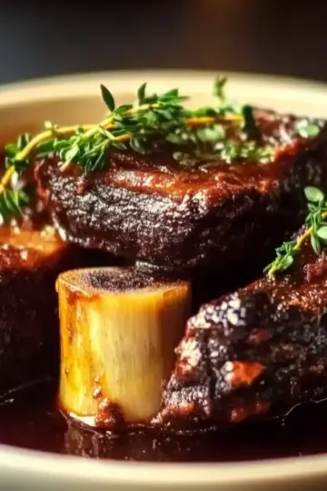 Balsamic Bourbon Short Ribs
