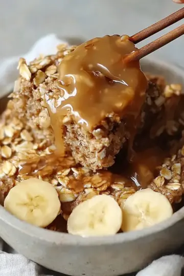 Banana Bread Baked Oatmeal