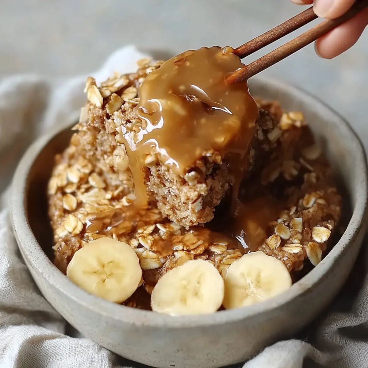 Banana Bread Baked Oatmeal