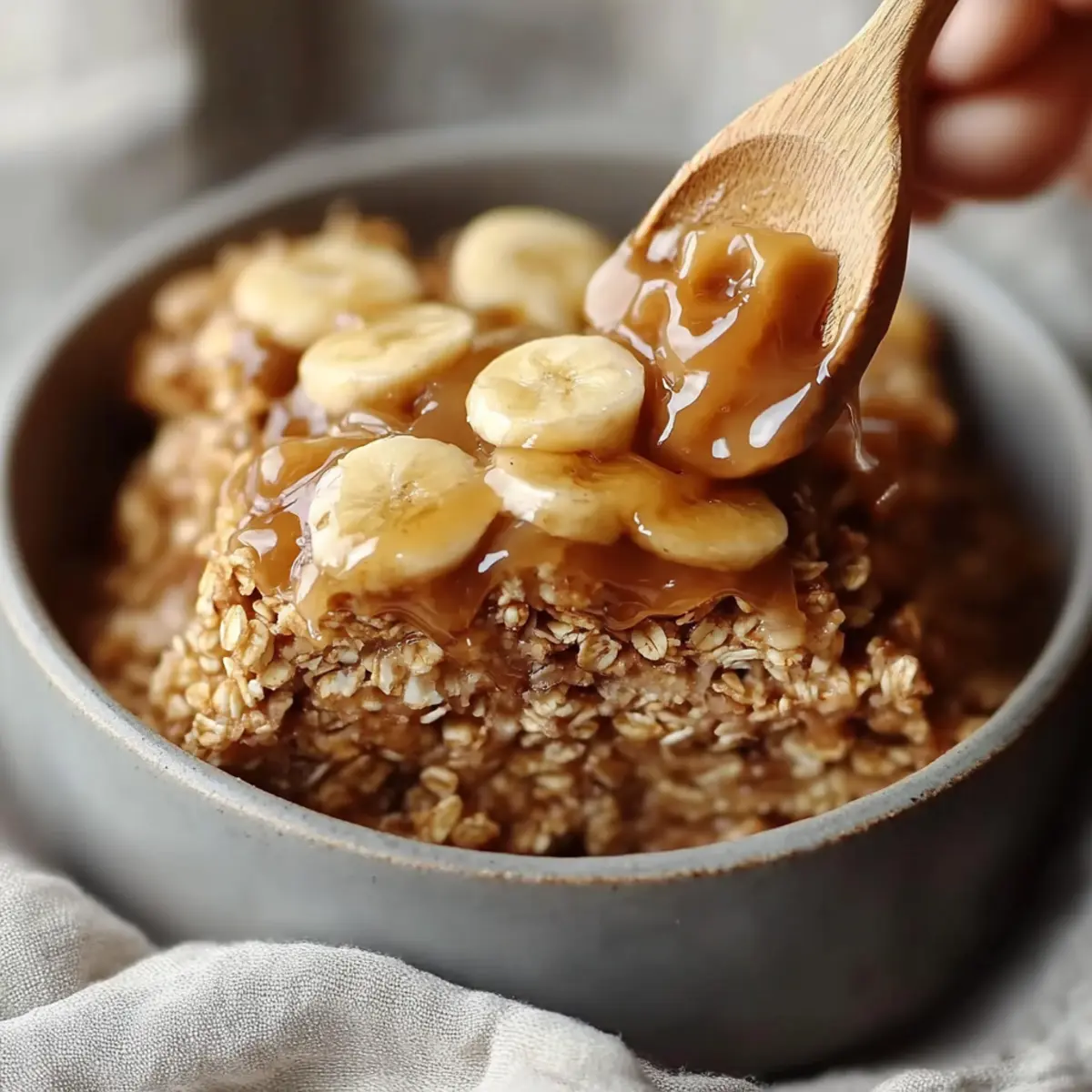 Banana Bread Baked Oatmeal