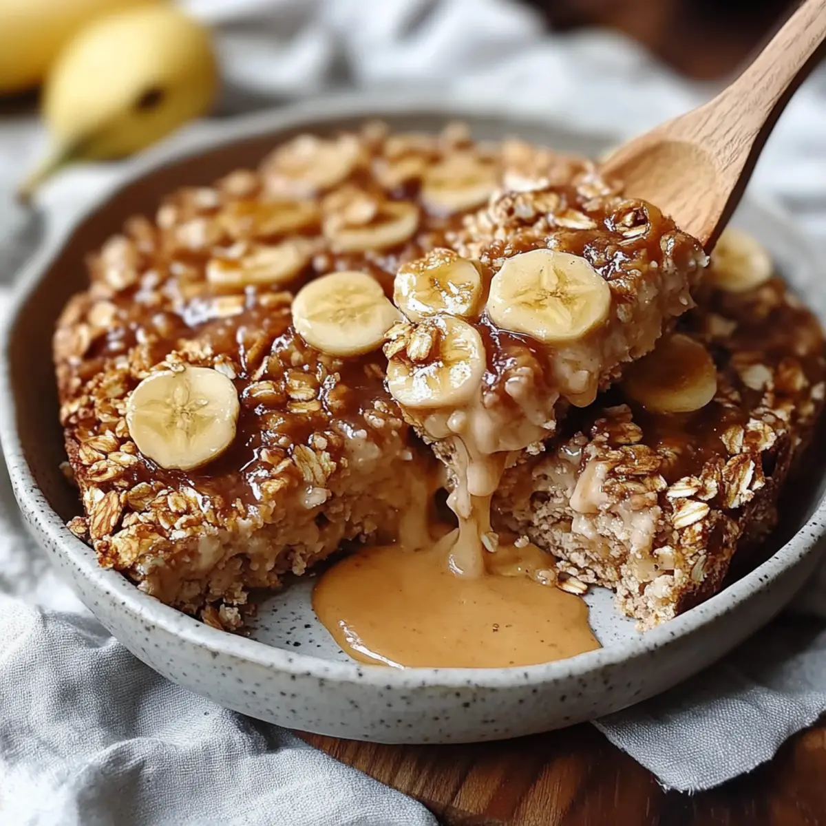 Banana Bread Baked Oatmeal