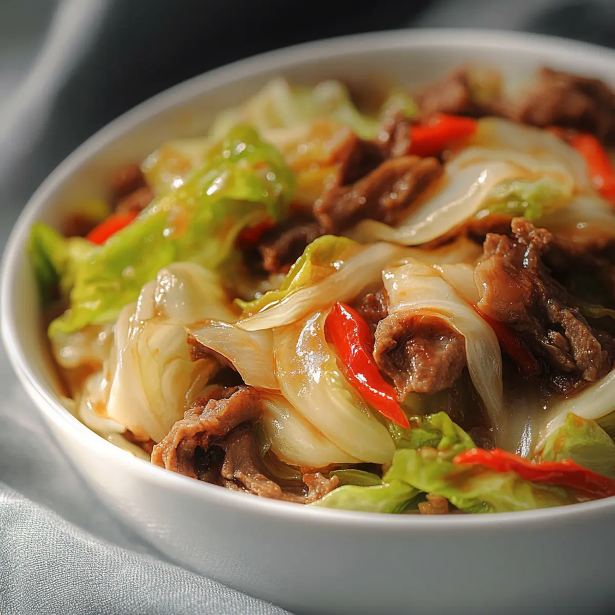 Beef and Cabbage Stir Fry