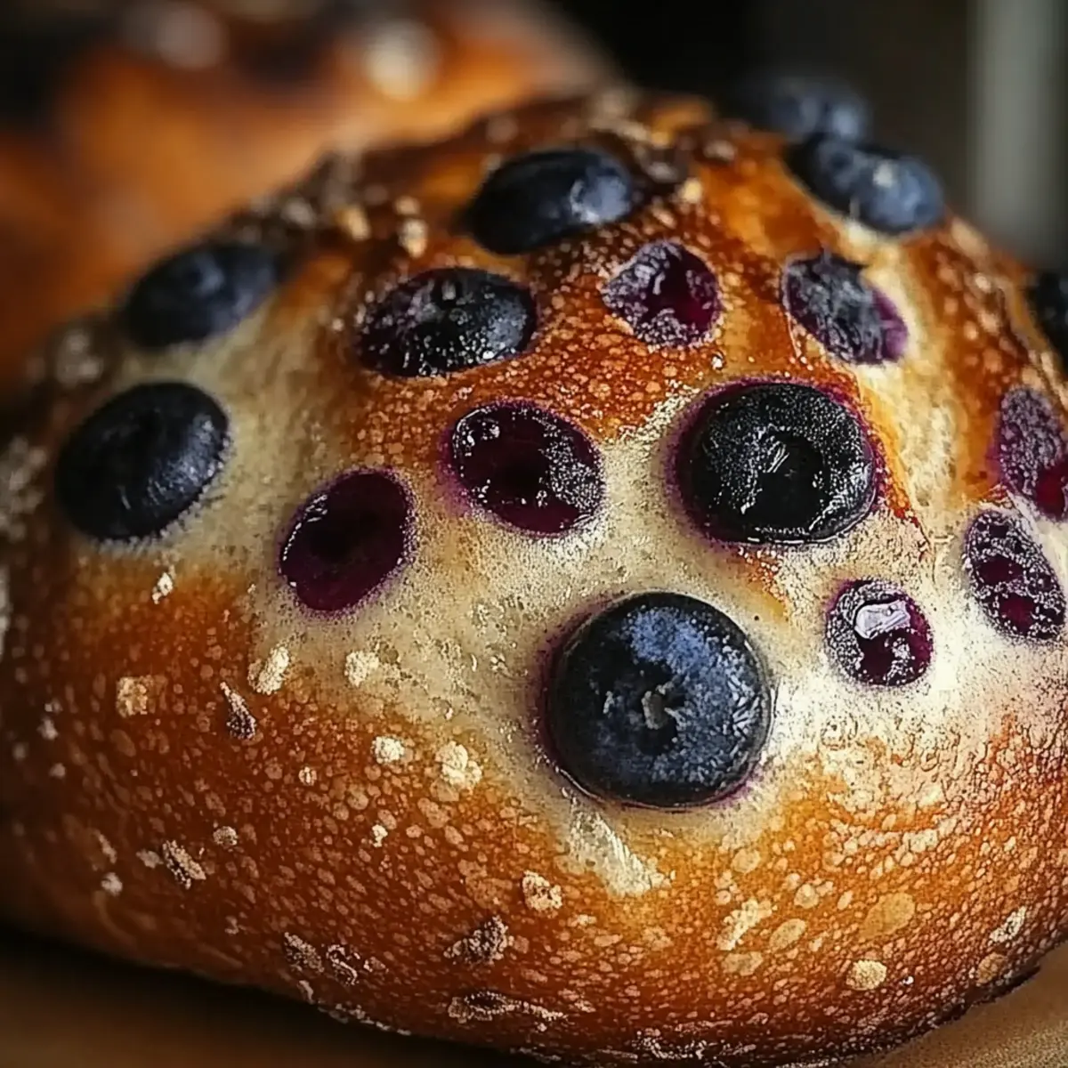 Blueberry Lemon Cream Cheese Sourdough Bread