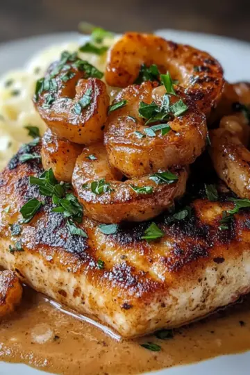 Cajun Salmon And Shrimp