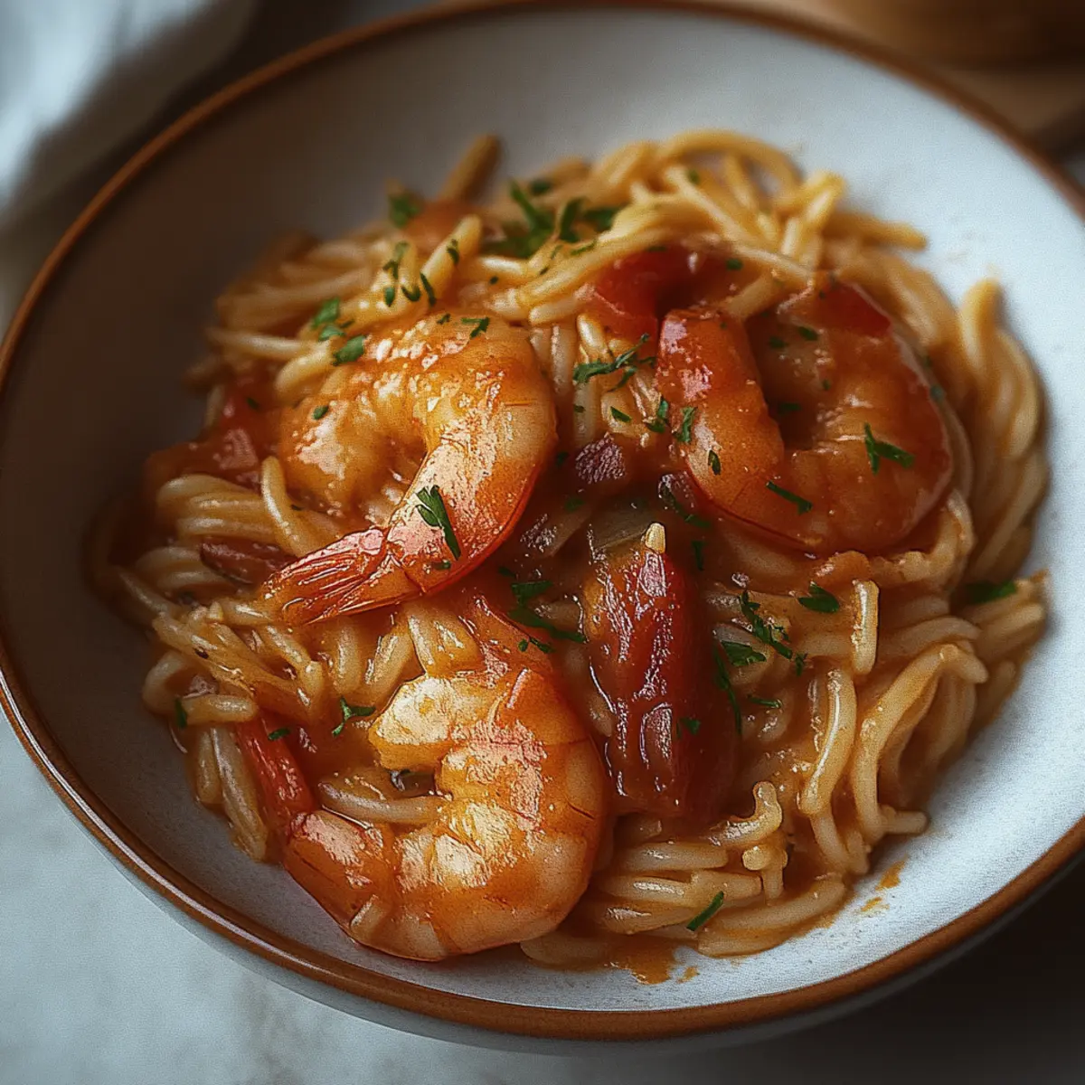 Cajun Shrimp Orzo