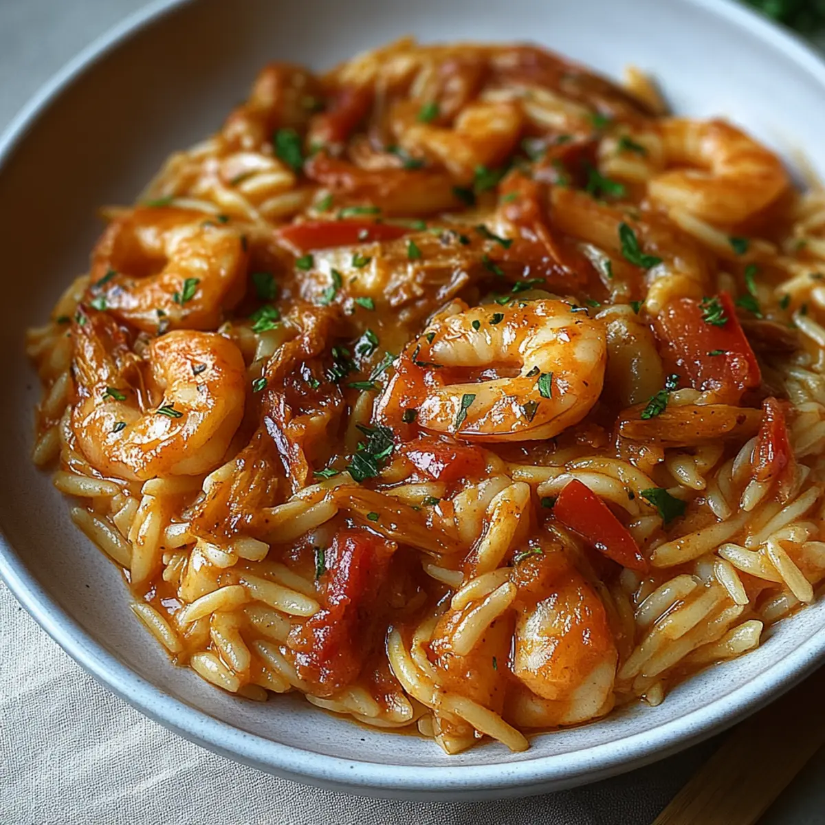 Cajun Shrimp Orzo