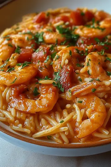 Cajun Shrimp Orzo