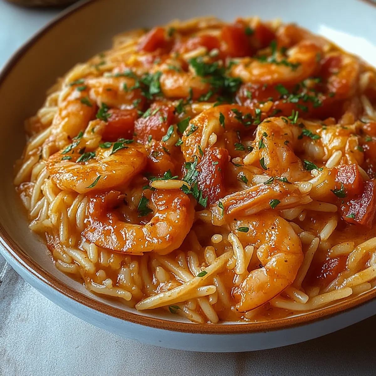 Cajun Shrimp Orzo