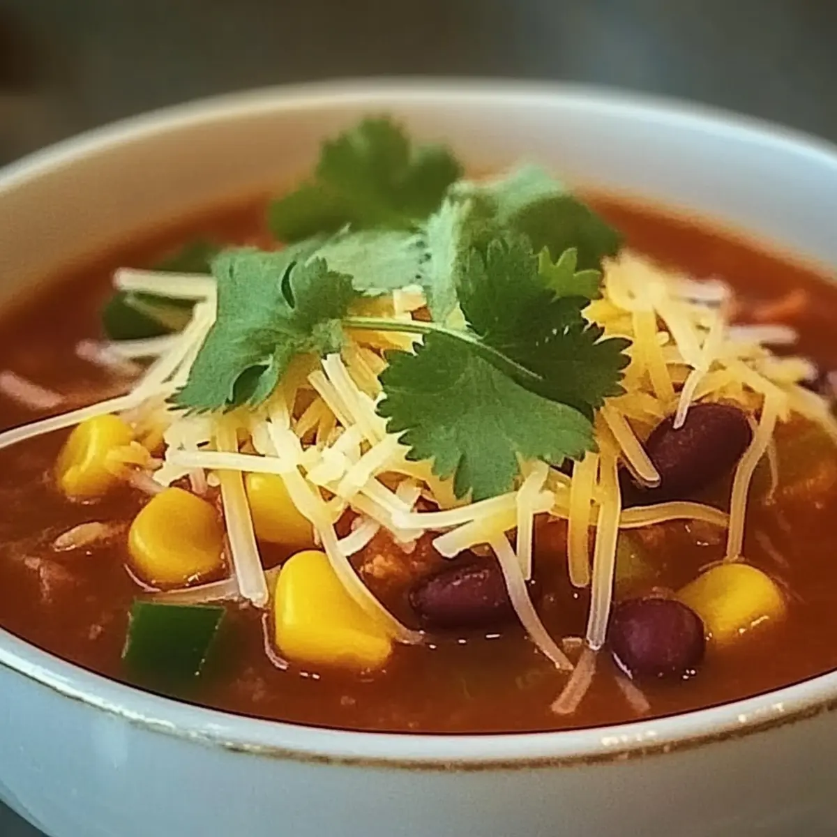 Chicken Enchilada Soup