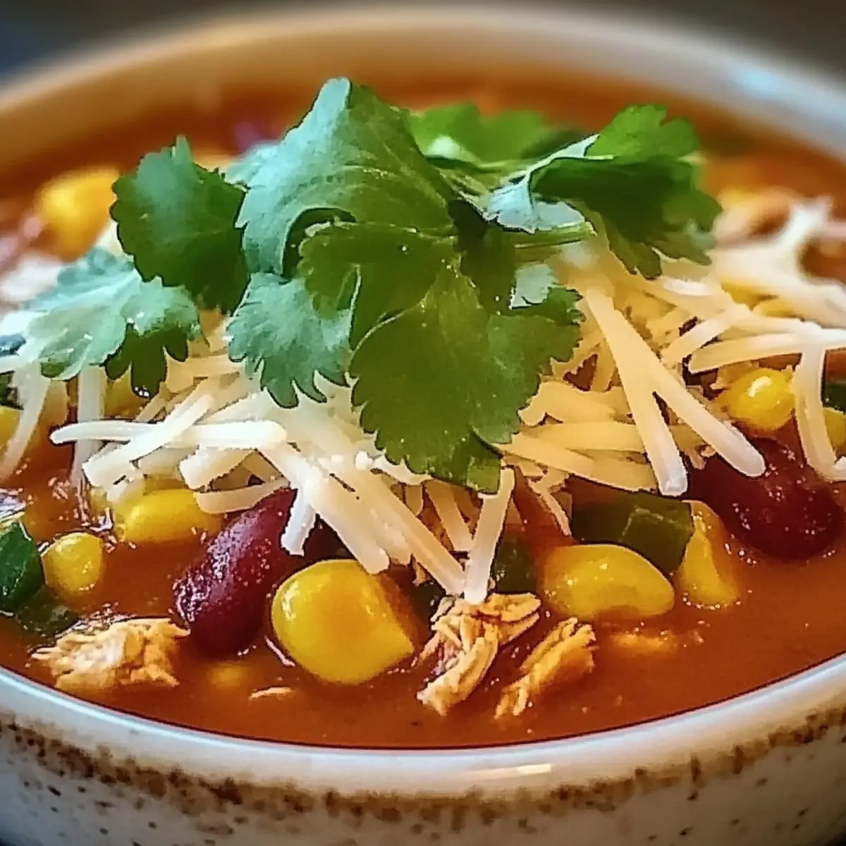 Chicken Enchilada Soup