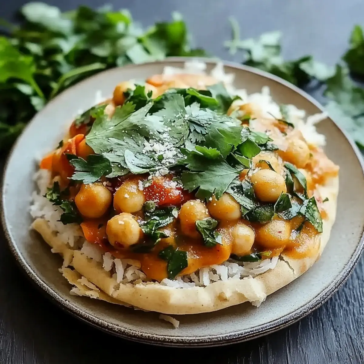 Chickpea Curry with Jasmine Rice