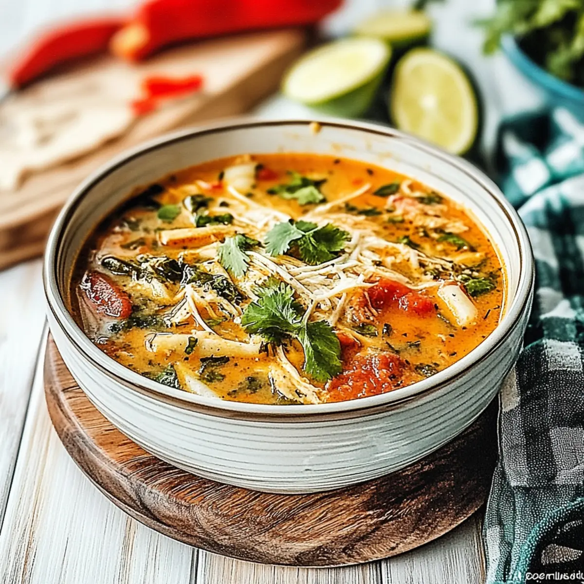 Chili Lime Chicken Soup
