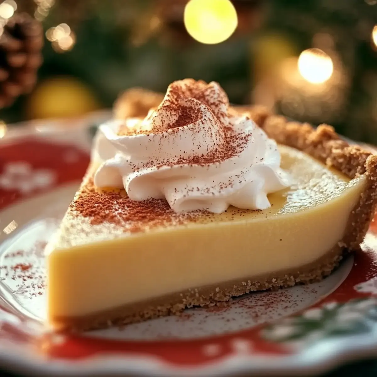 Cinnamon-Vanilla Custard Pie