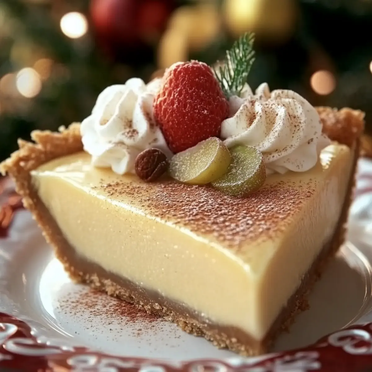 Cinnamon-Vanilla Custard Pie
