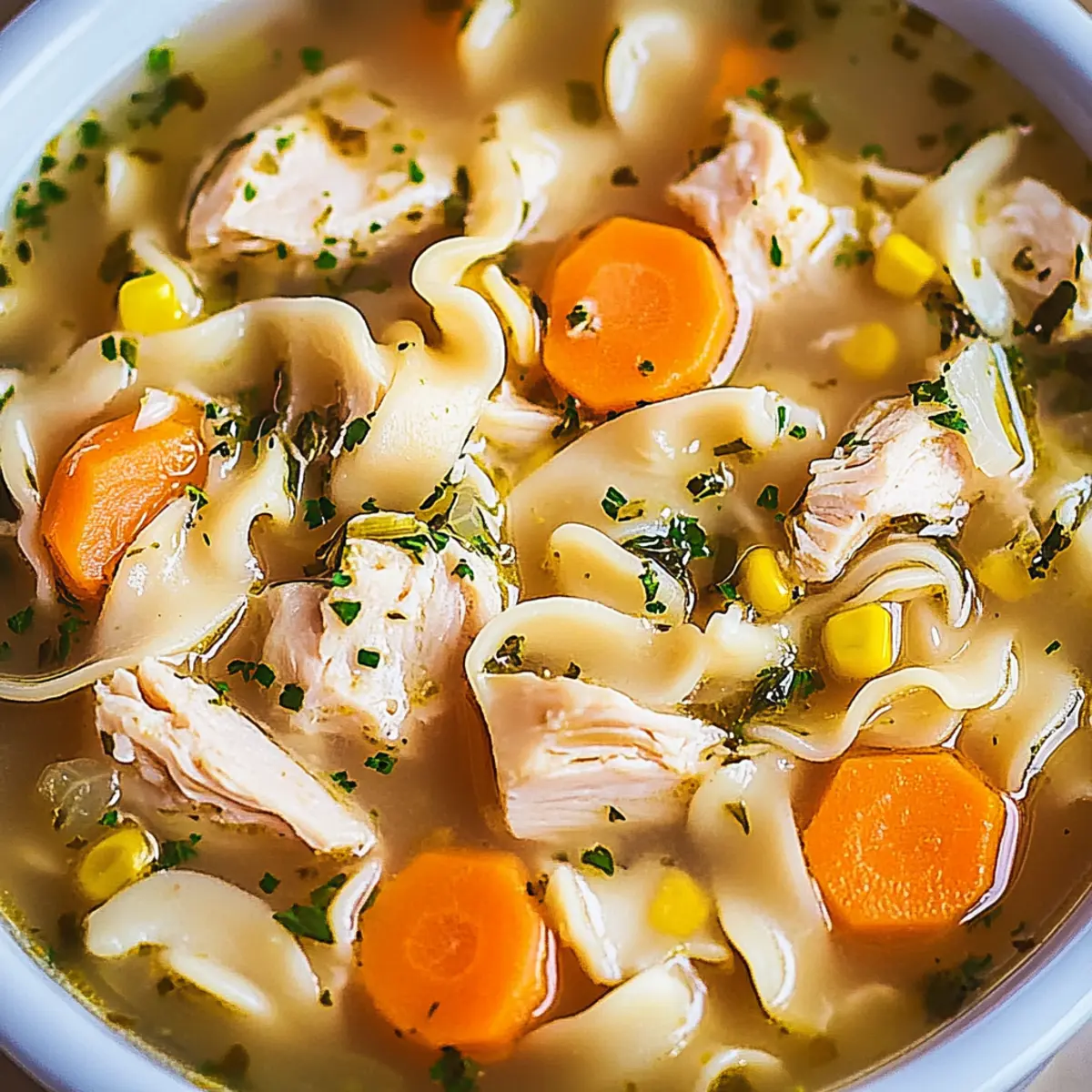 Cozy Crockpot Chicken Noodle Soup
