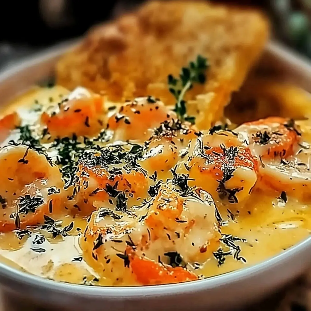 Creamy Crab and Shrimp Seafood Bisque