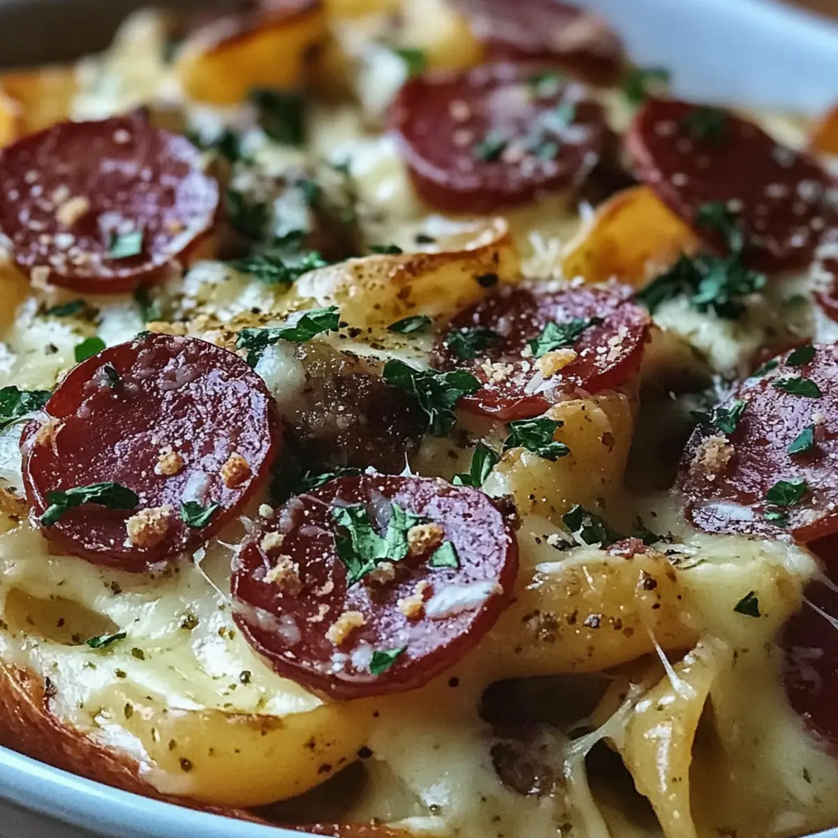 Creamy Crockpot Pierogi Casserole With Kielbasa