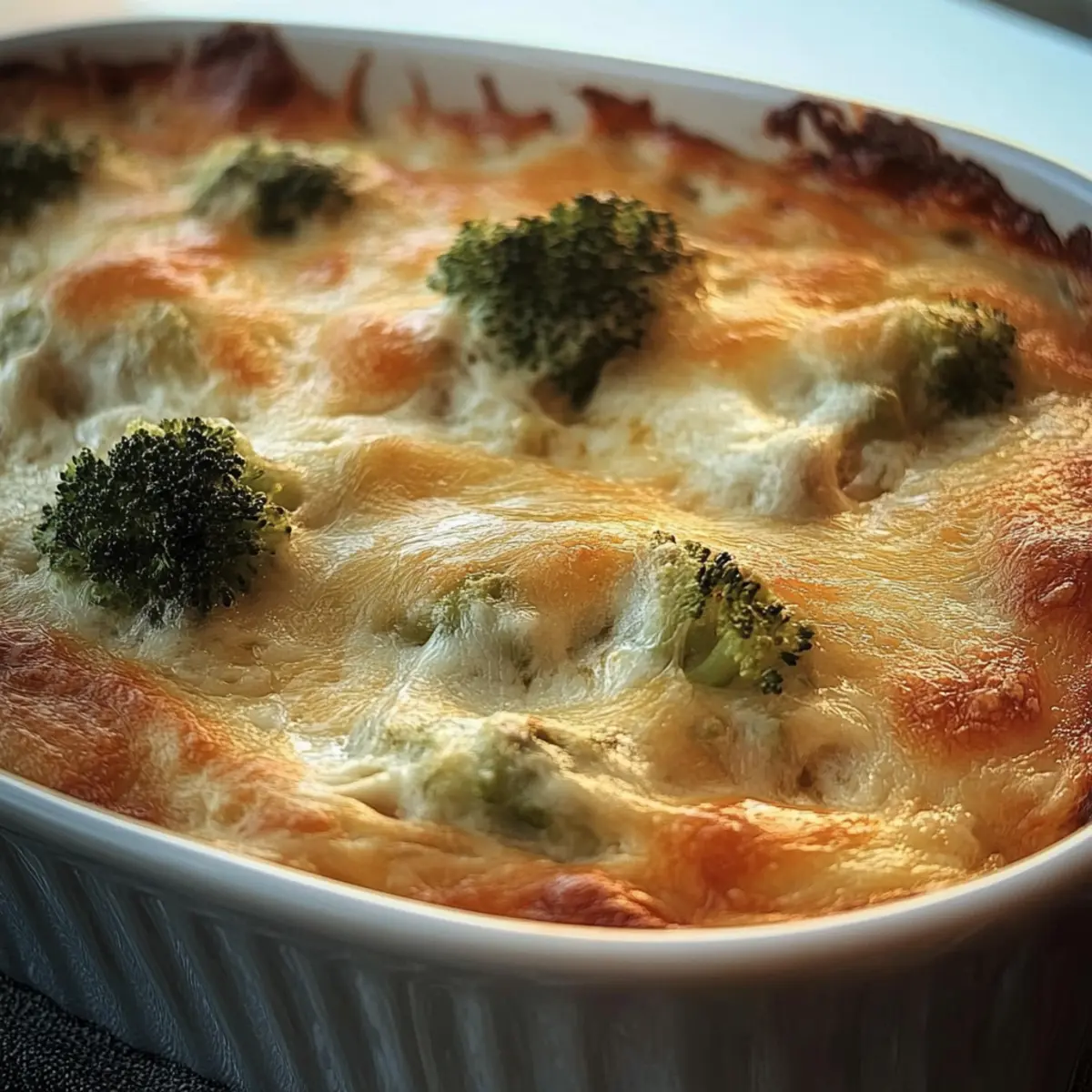 Creamy Keto Broccoli Chicken Casserole