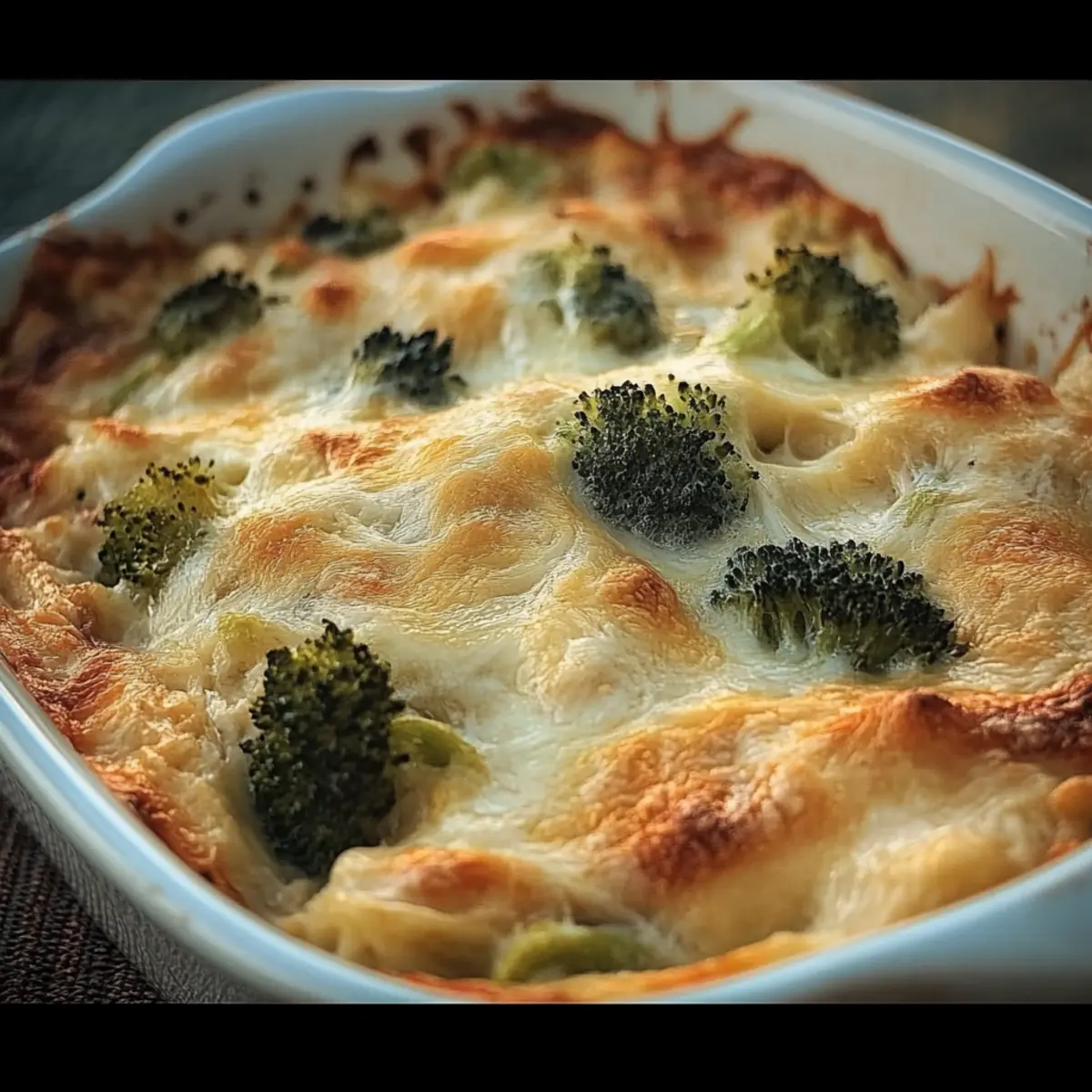 Creamy Keto Broccoli Chicken Casserole