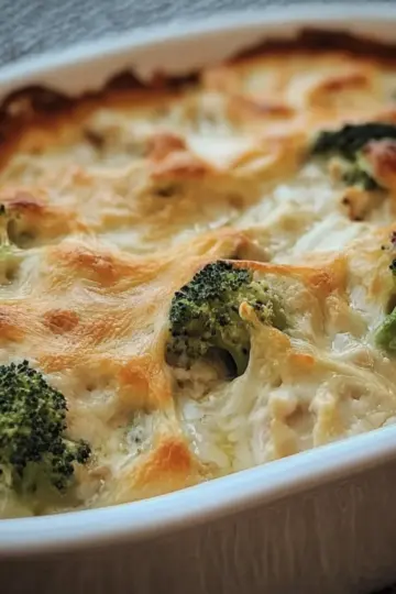 Creamy Keto Broccoli Chicken Casserole