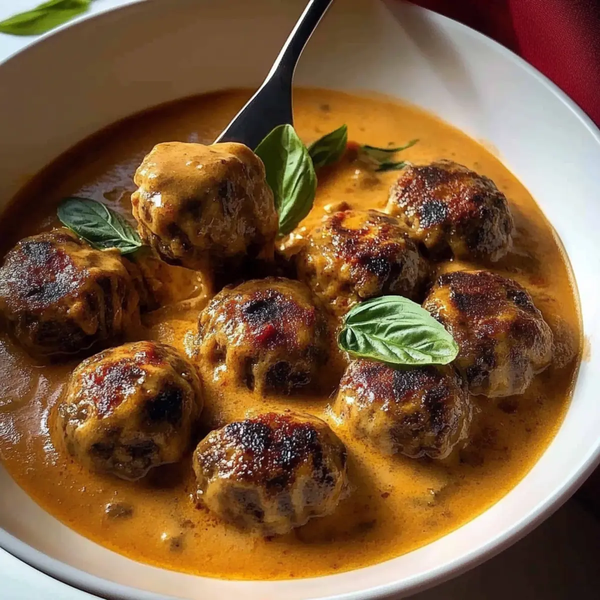 Creamy Marry Me Chicken Meatballs