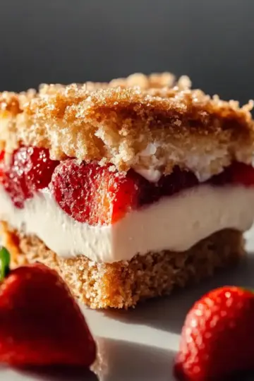 Crispy Strawberry Cheesecake Sandwich
