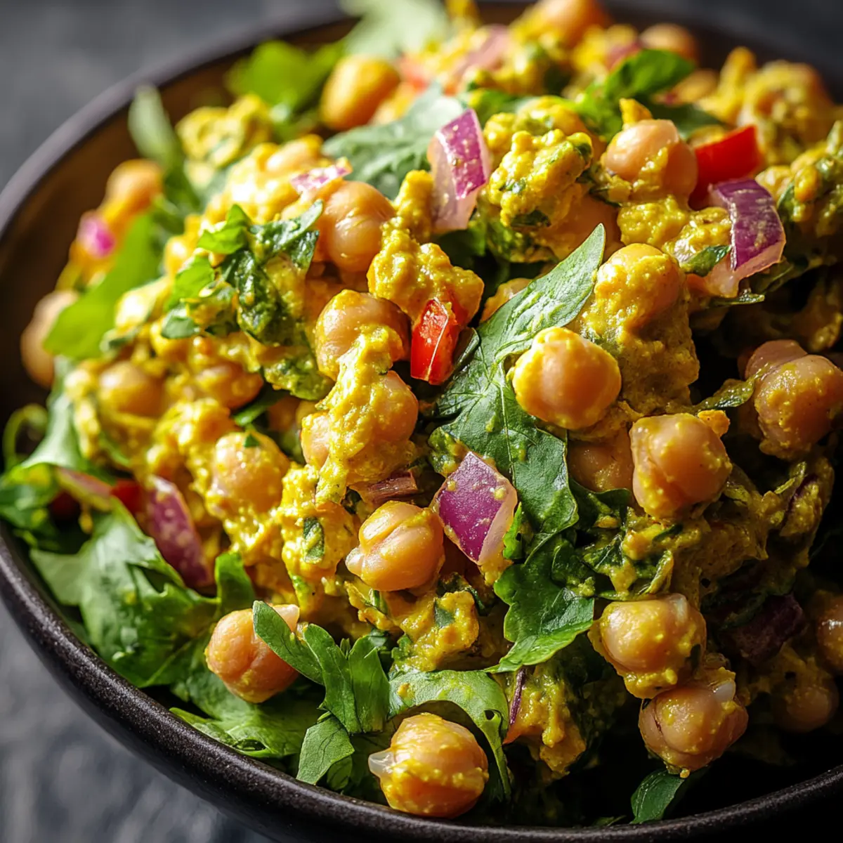 Curried Chickpea Salad